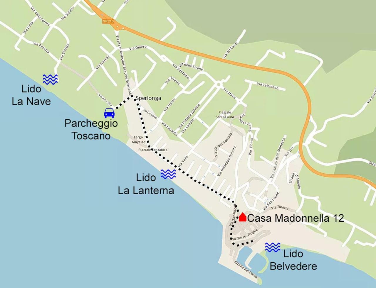 Casa Vacanza Madonnella 12 Sperlonga Eksteriør bilde
